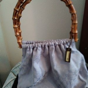 Gucci Bamboo Violet. Tote.  Shoulder bag